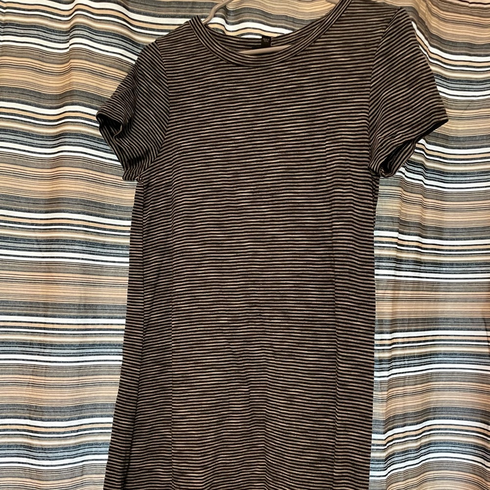 Mossimo S black, white & gray dress
